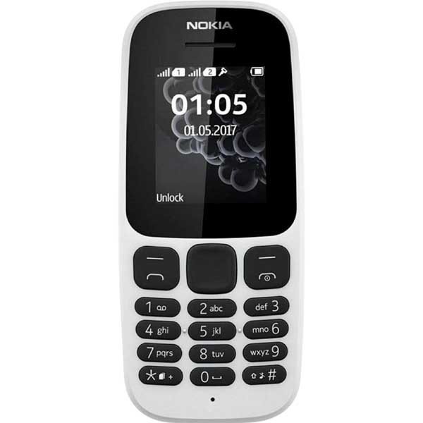 Mobitel mobile new new nokia 105 classic (dual sim) slider phone in UK, classic mobile phone all colors
